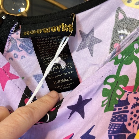 Nooworks mini misty dress in hasting print. New with tags. - Picture 3 of 4